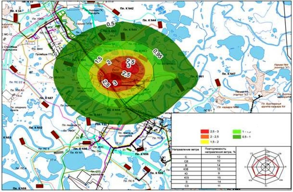 Экологическая карта минск